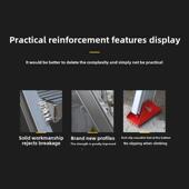 铝铭阁楼梯铝合金铝楼梯消防爬创梯安检梯单侧XVO扶梯跃层登高梯