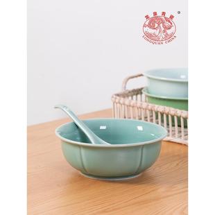 龙泉青H1582瓷大带汤碗家用品锅盖子菜酸鱼大盆碗瓷大碗水煮鱼陶