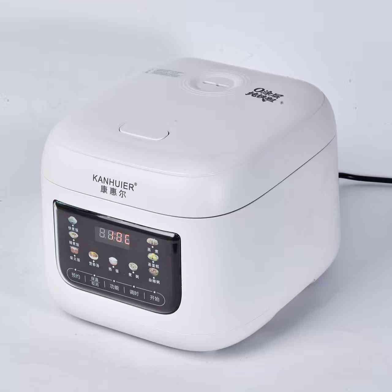 惠尔3升无涂层纯铁胆饭煲1内-康5电人多功能智能柴Vk309F3火饭煲