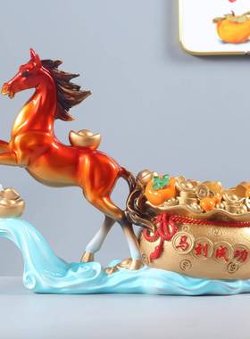 奢红酒架马成功摆件乔VAT新轻居家到居迁客厅酒柜葡萄酒架装饰餐