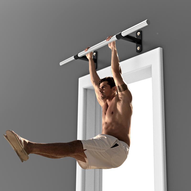 单安杠室内家用 门上单杠 健UYT钢身引孔体向上器不锈打装