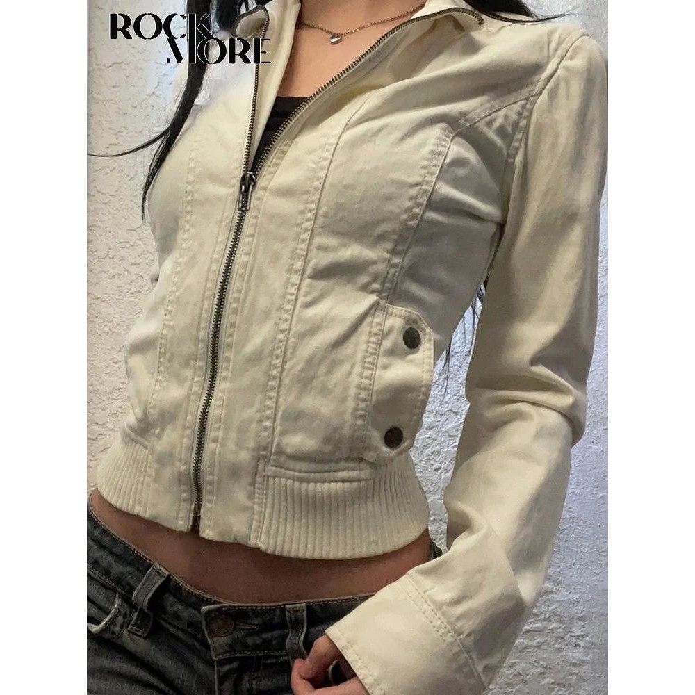 Retro long sleeved workwear jacket women女式复古长袖工装外套