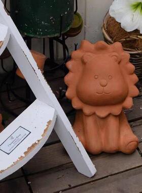 【红陶摆件】宙斯花园庭院露台阳台桌面红陶可爱拍照摆件装饰品