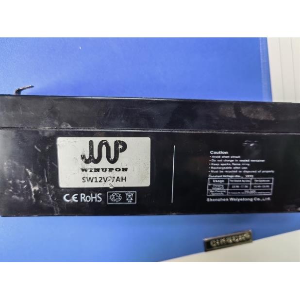 WINUPON炜业通蓄电池SW12V7AH消防主机防火卷帘门控制器音响电池