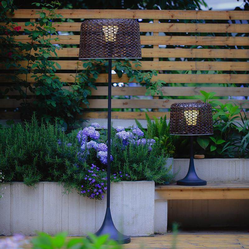 户外灯防水别墅庭院草地露台灯室外落地灯手工编织藤艺园林草坪灯,家装灯饰光源,草坪灯,淘宝优惠券,粉丝福利购,淘宝优惠卷
