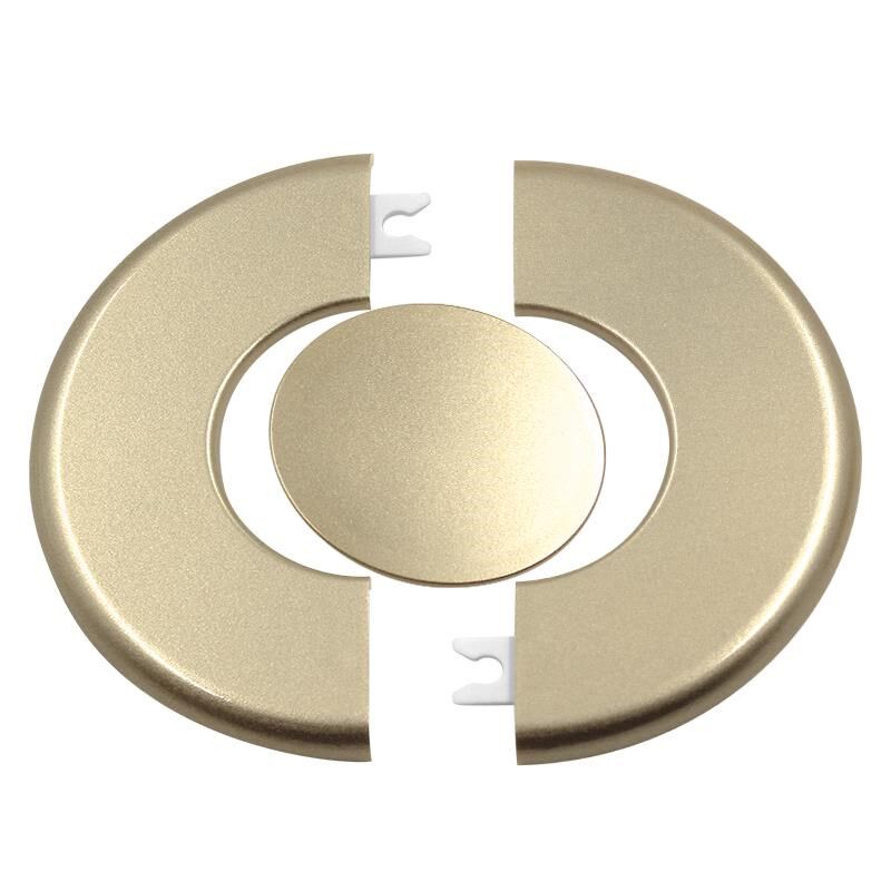 堵洞遮丑盖空调管圆形可拆装饰盖管道遮I挡补洞卡扣盖分体方形多