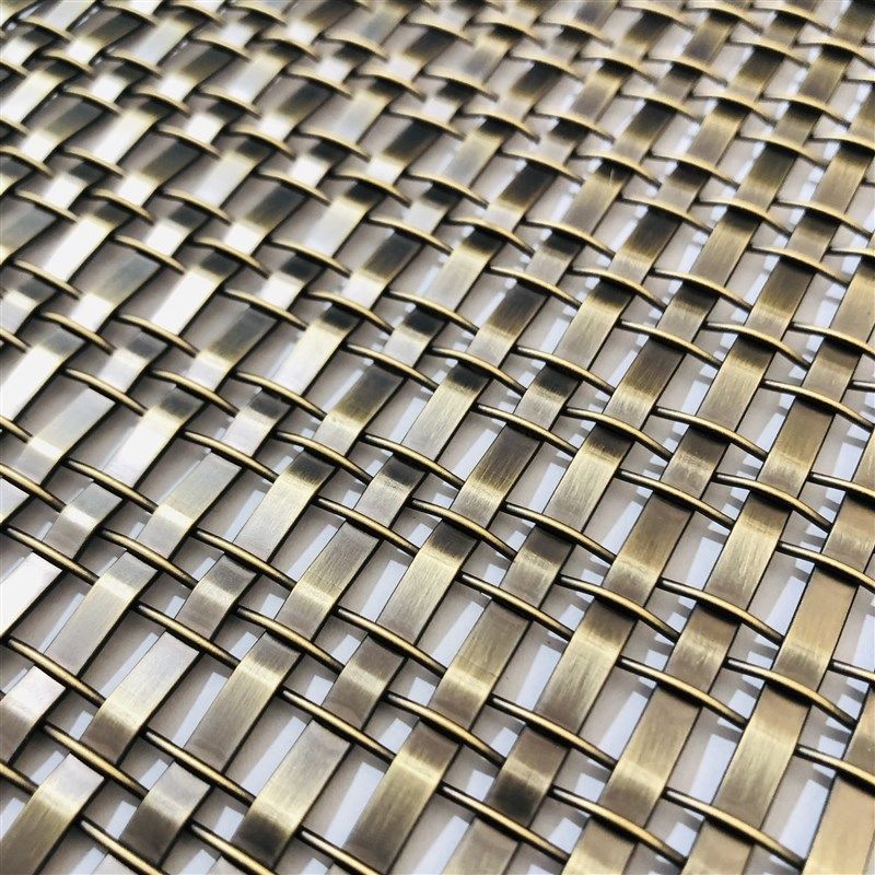 金属屏风工厂定制隔断吊顶扁丝幕墙网H帘不锈钢编织网背景墙装饰,金属材料及制品,丝网/金属网,淘宝优惠券,粉丝福利购,淘宝优惠卷