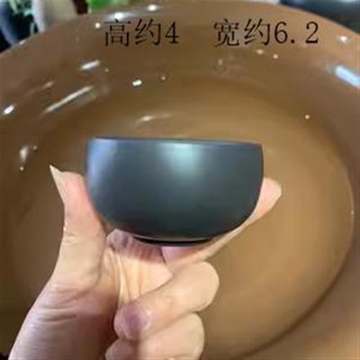 云南建水紫陶茶杯子柴烧主人杯品茗杯公道杯办公杯全手工拉坯制作