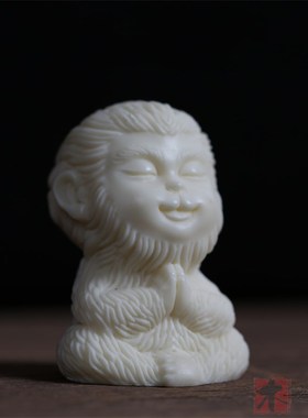 速发果猴子齐天大圣摆件手件把茶宠平宠礼品文玩新安鱼缸造