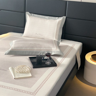 冰丝凉席三件套可水洗软席子床笠款 轻奢风夏季 空调席1V5m18米床