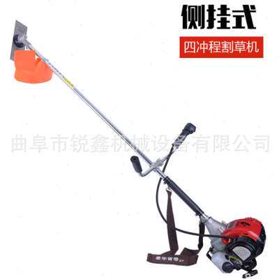 速发新两行程汽油揹负式锄地开沟除草机 荒草灌木割稻机 松土割草