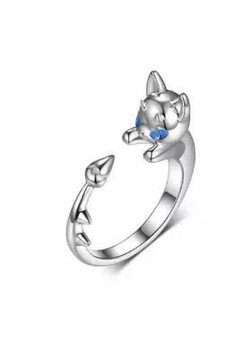 1177 王鹤棣小恶魔抱抱戒指可爱精致创意拥抱指环粉丝应援周边