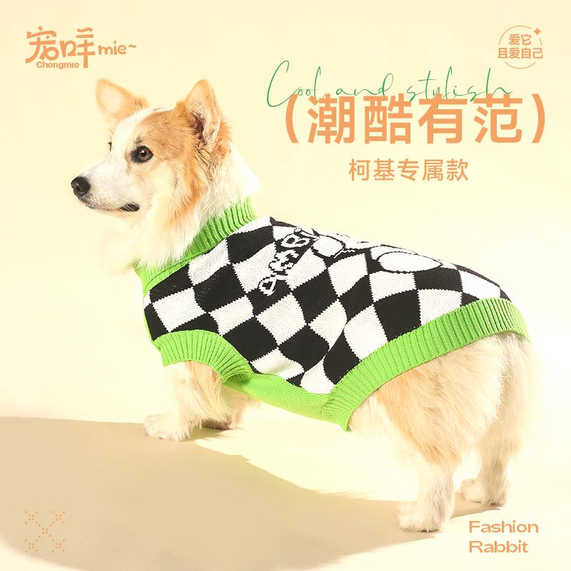 宠咩柯基衣服腊肠犬柴犬衣服专用泰迪衣服狗狗毛衣保暖秋冬款冬天