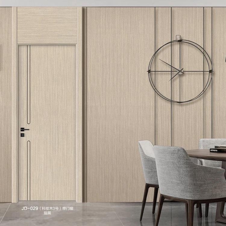 多层实店木免无品牌/漆门套装室工程酒室内卧房间实门木门整套复