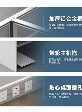 电职员办公椅办代公室脑桌四六单人位68258桌家具现简约屏风卡座