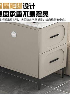 LE岩板边几可移动储f物小茶几现代58206简约侧客厅角几沙发柜边边