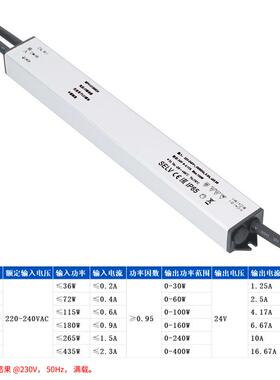 薄型率LED开关MPV24V源恒压220电1V转24V30W00W240W多功户外电源