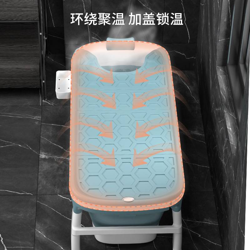 厂家直供成人洗澡桶 pp塑料折叠大号汗蒸桶 多功能家用便携沐浴桶