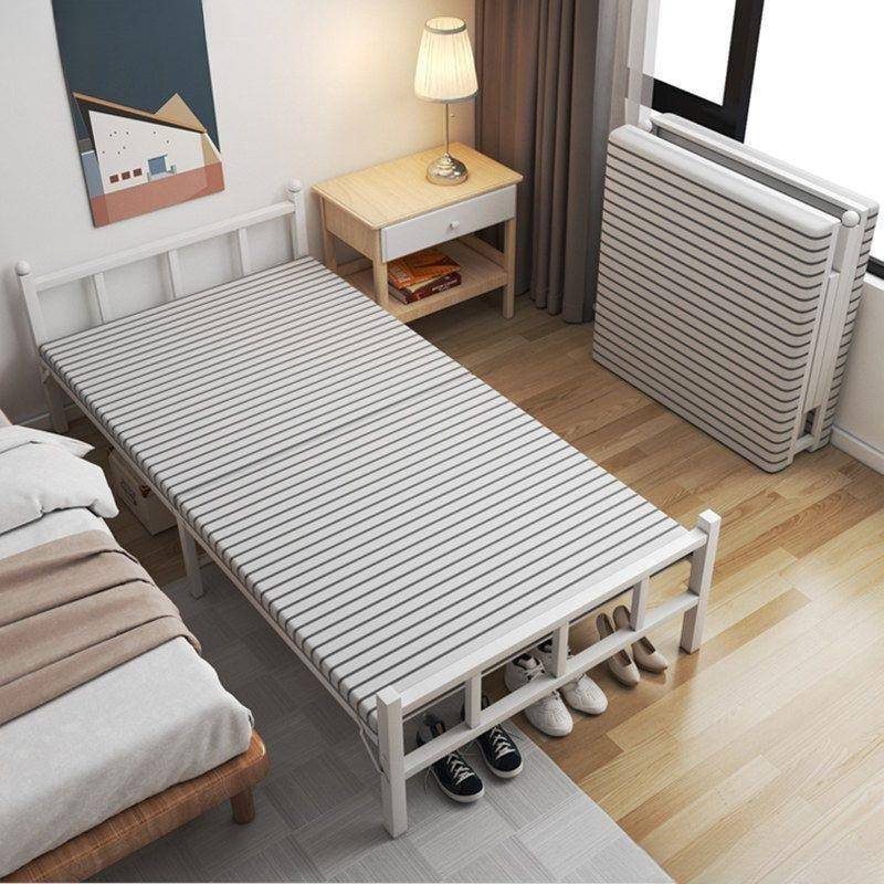 办公室折叠床单人宿舍沙发床LHB成人易午简硬睡铁床板床床出租房图片