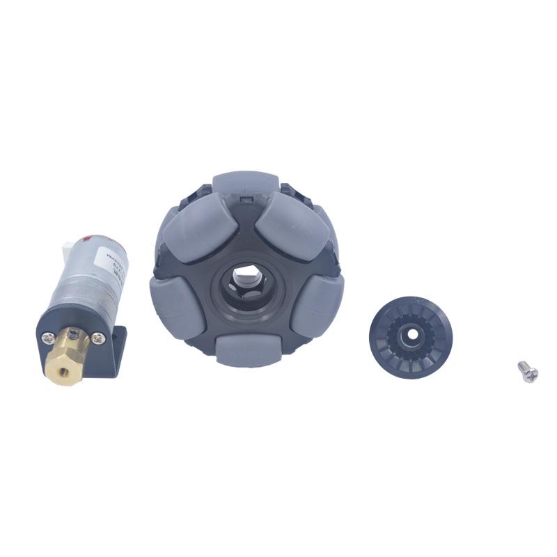 全向福来轮智能小车底盘带编码器omniheeROS横向移动机器人
