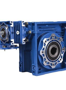 N0MRV05蜗蜗杆减速机铜芯380V轮小51330321型一铝壳涡轮电机体硬