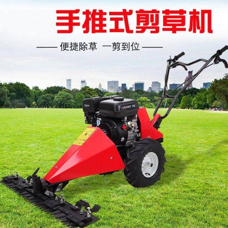 手拉启动草坪剪草机单缸柴油除草机汽油柴油不同宽幅手推式割草机