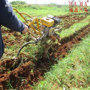 水田开耕沟机水田直播小型犁平田机油铧犁田柴油汽多功能稻微t$*&