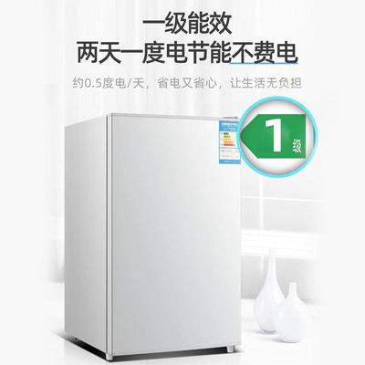 能效立式冰柜家用抽屉全冷冻小冰箱小型单门商用母乳存奶冷柜