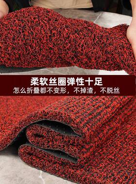 丝圈地垫钉底门门垫33724柔软丝圈整卷入丝圈户脚垫进大门地毯口