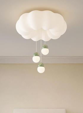 卧室灯吸灯网红南瓜灯奶油风温男孩女公主儿童房间馨lH231030孩ed