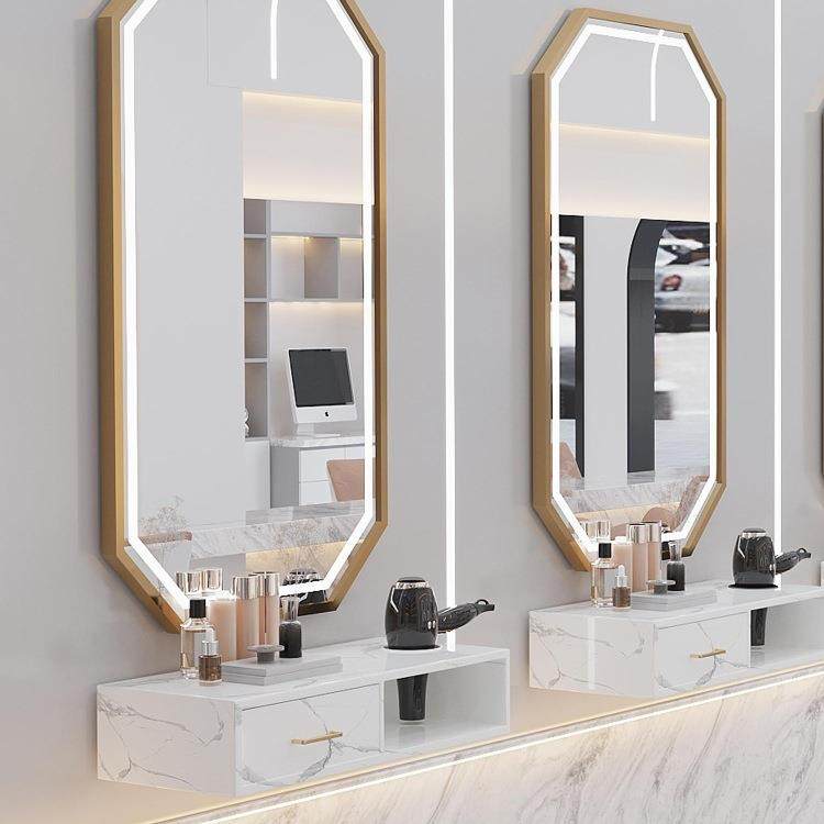 发店台圆镜子理发店镜镜子BAA柜一体理挂墙美发店带灯子壁挂烫染,电子元器件市场,其它元器件,淘宝优惠券,粉丝福利购,淘宝优惠卷