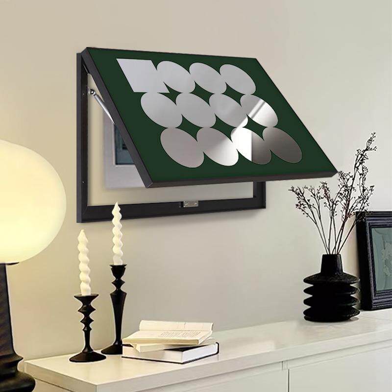 中风黑色镜摩登无品牌/挂镜艺术设计代抽现古装象镜面亮色电表箱