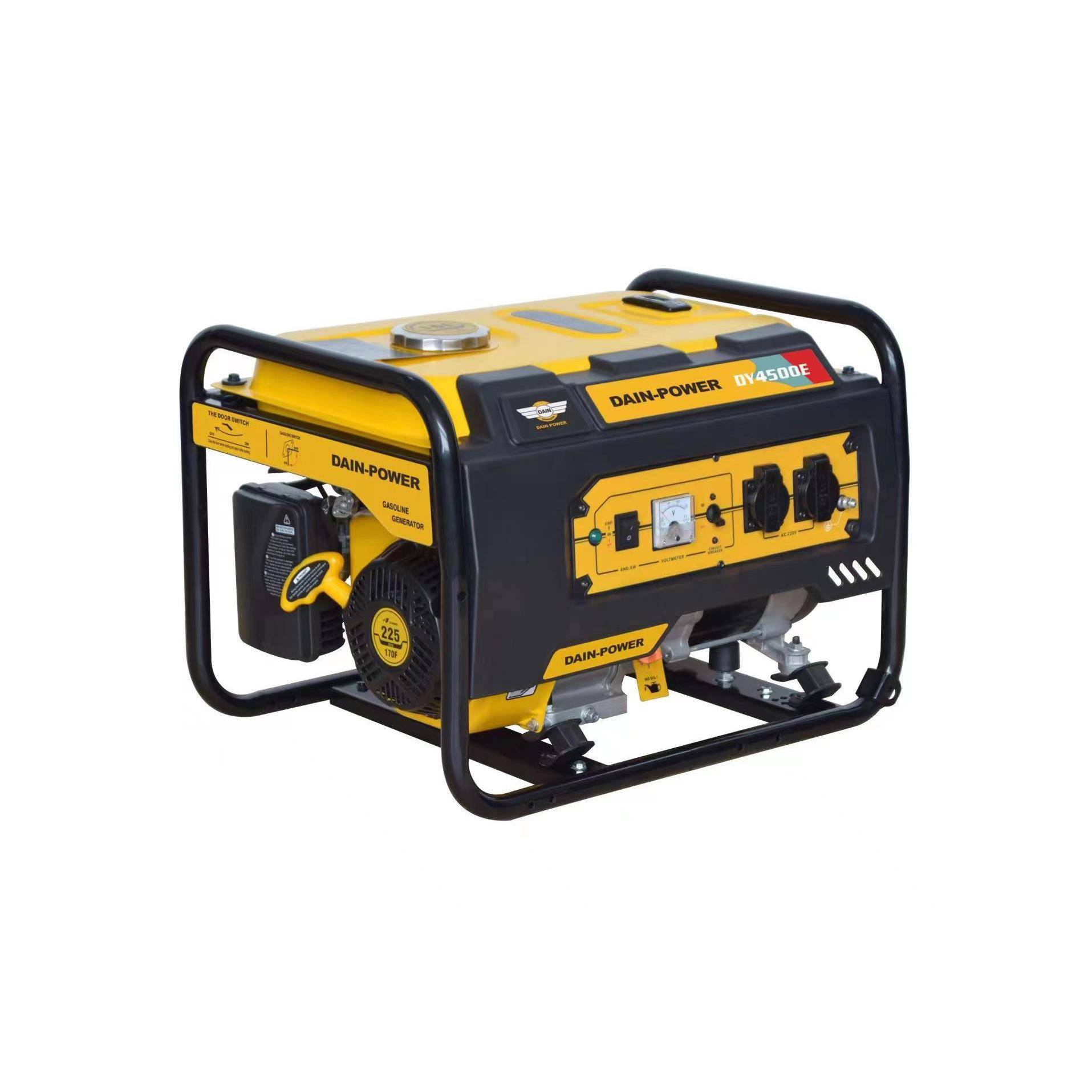 3KW汽油发电机小型家用220V单三相双电压2KW5KW8千瓦户外应急用电