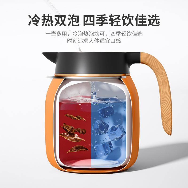 间白茶焖泡花壶大容量泡茶壶陶瓷胆ATY桌道面内壶温度显示养生壶