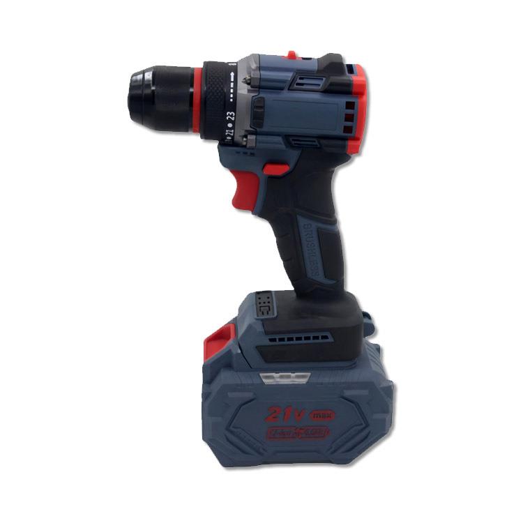 锂电21V电钻双无刷电钢棘轮机夹头正反转灯速显操作小炮YCL强劲动