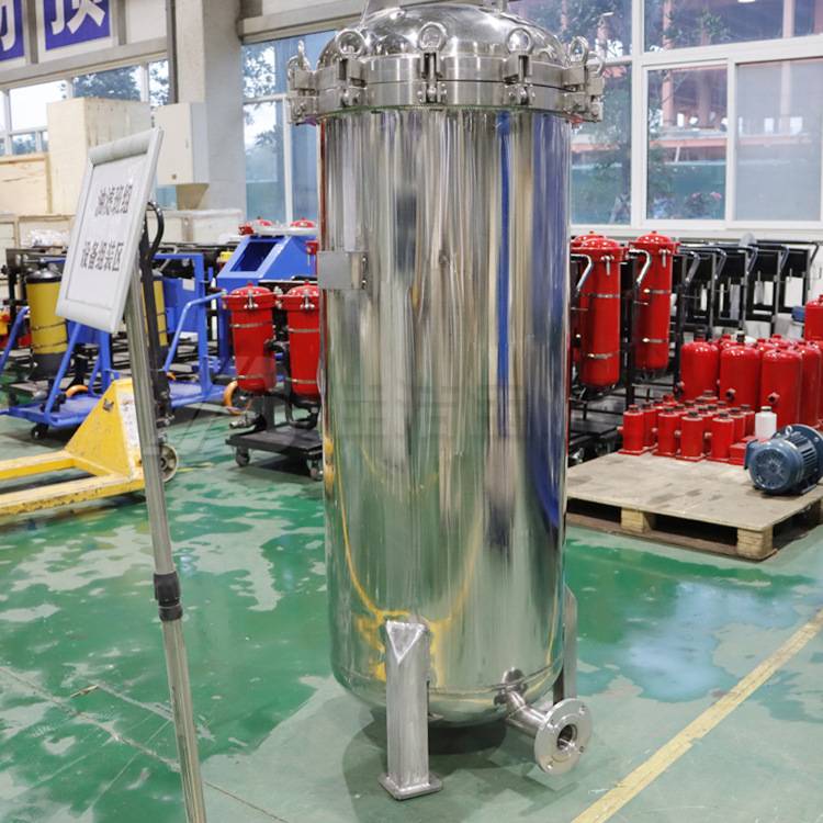 304不锈钢布袋式过滤器 井水山泉水工业废水过滤机 DN125