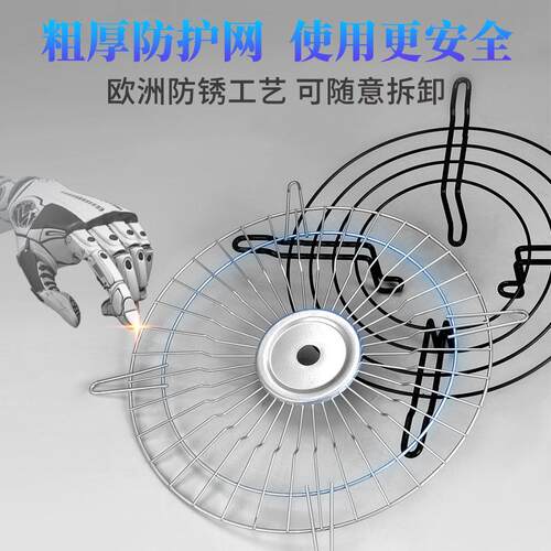 D扇14寸轴流风机220v排风吸工业大功率强N无品牌/大力鼓风机管道