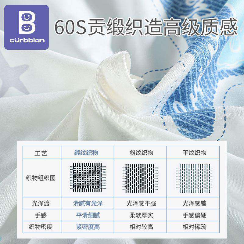 YIE儿童睡被春秋款厚被薄款袋子宝加宝防踢被冬季睡6到12岁中大童