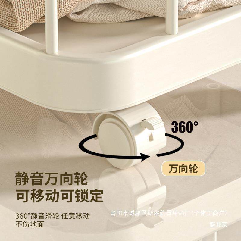 衣篓无品牌/家用大容量衣服带收脏纳筐滑纳轮脏衣篮卫生间浴室多