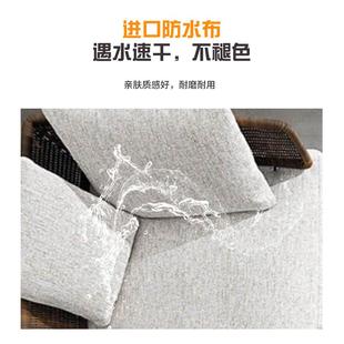 别户外沙发墅庭沙WIH院花园藤编柚沙发茶几椅子组合休闲木发