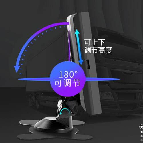 4.GPHD3寸5寸液7寸寸10高清寸车9载晶显示器货车四路监控一体机显