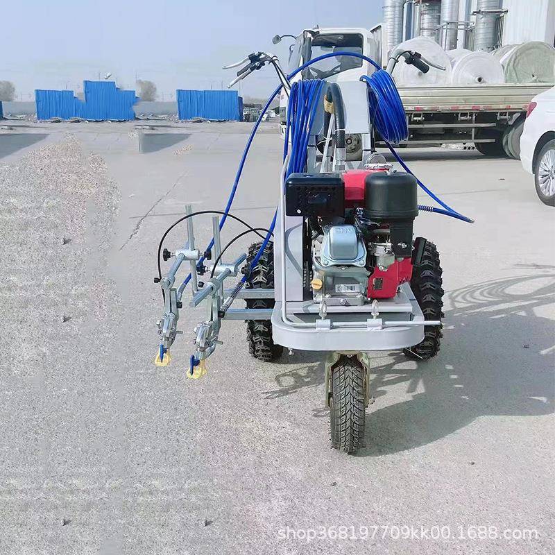 市WJN道路标线汽政油冷喷划线机马路线划停车场车位标画线机线车