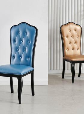 202新专中式椅子饭5店餐厅16185家高档中国风铁艺靠背酒用店用