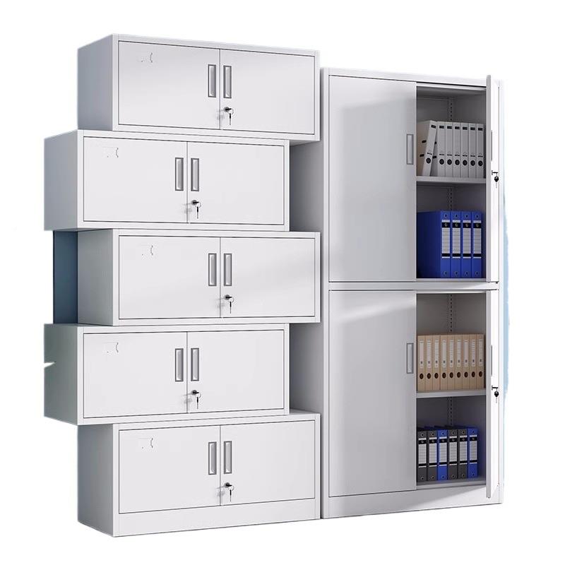 铁皮柜办公文件资料案柜铁无品牌/皮更衣柜卷柜矮档柜柜带柜锁储