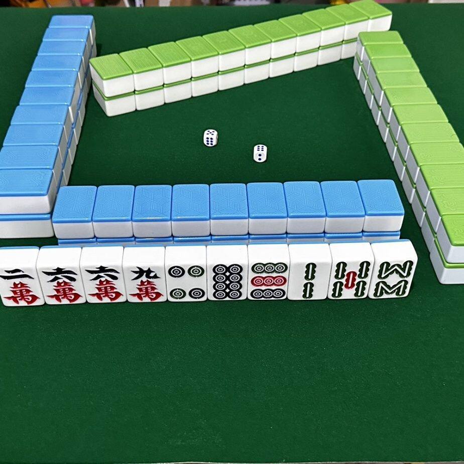 手搓麻将牌中号大号中档一级家用搓麻将广东136四川108张牌