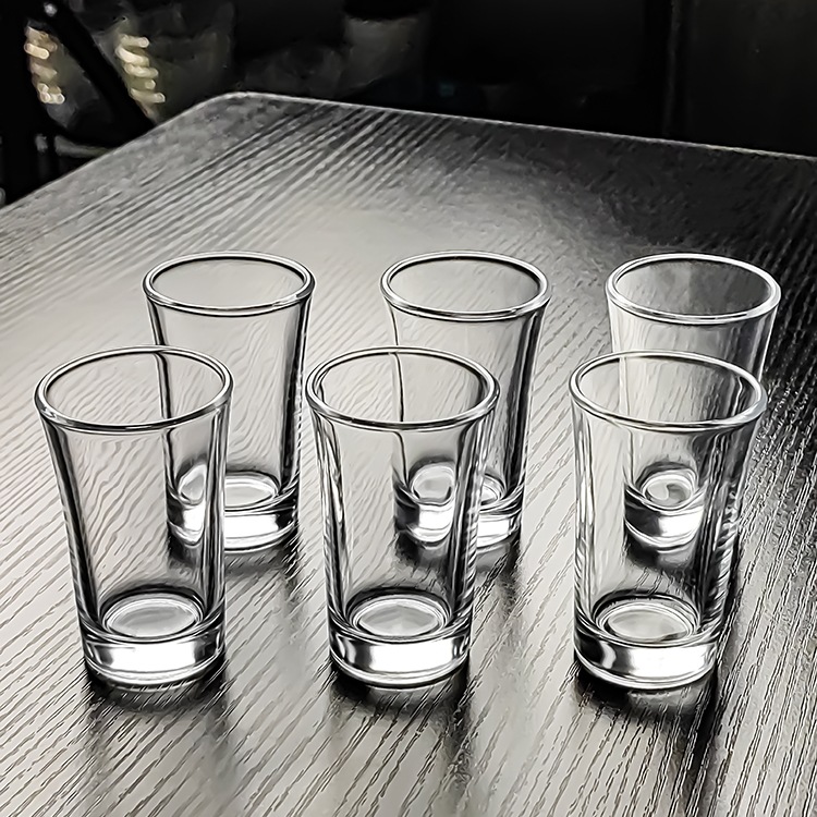 水晶玻璃一两白酒杯小酒杯1两轻奢家用感高颜值