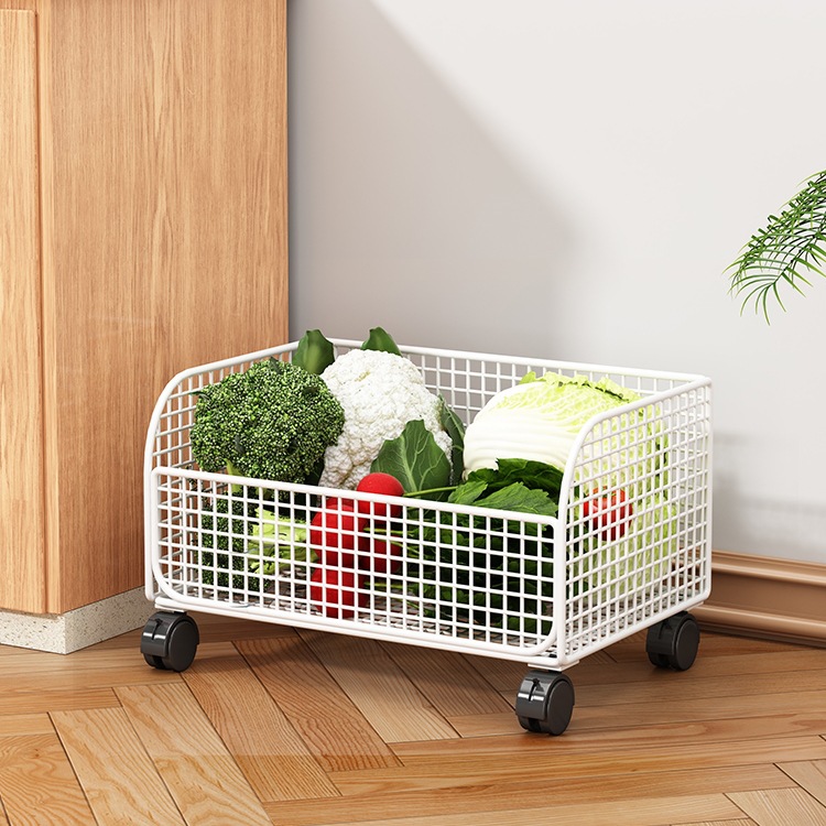 厨房菜篮子置物架多层落地台面家用水果筐蔬菜多功能姜蒜收纳推车