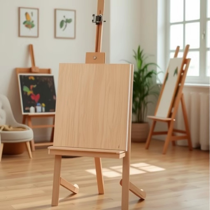 大莅绘画桌面画架小油画架生画板架儿童桌上画画工具套装台式4k支
