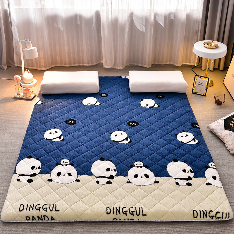 打地铺睡垫可折叠防潮床垫家用榻榻米软垫单人双人地垫子加厚褥子