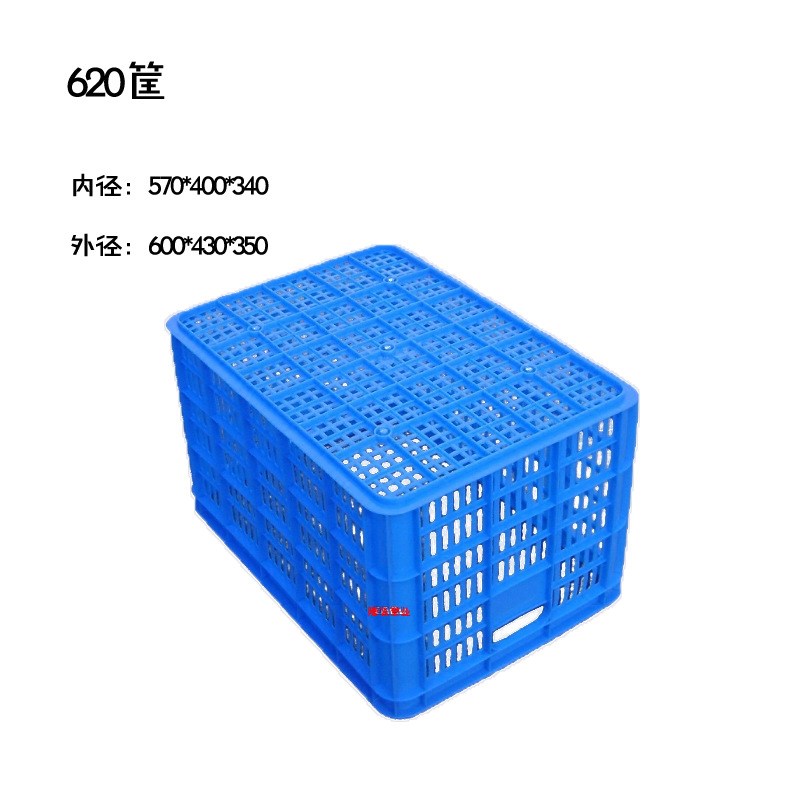 速发加厚620筐600*40*50 塑料筐塑料箩长方形镂空周转箱周转筐收